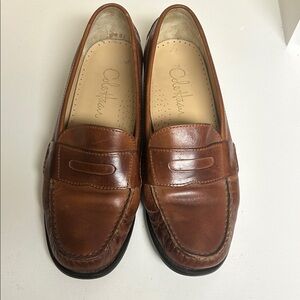 Cole Haan Men's Tan Leather Loafers